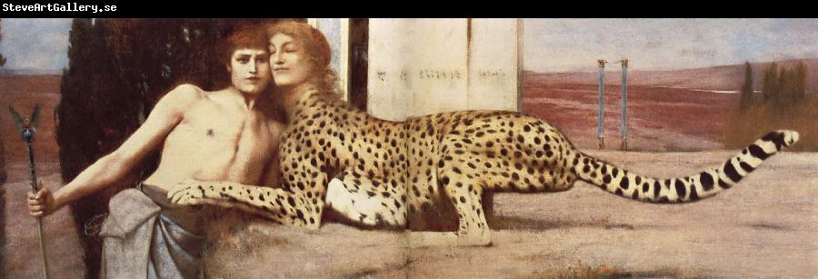 Fernand Khnopff The Caresses